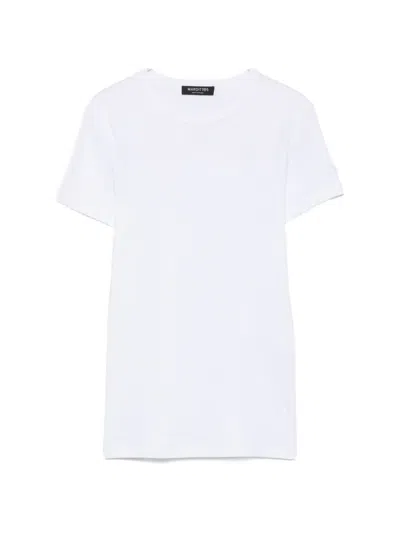 Margittes Crew-neck T-shirt In White