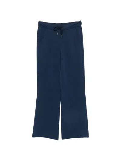 Margittes Drawstring Track Pants In Blue