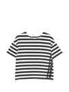 Margittes Striped-pattern T-shirt In Black