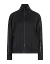 Margittes Woman Sweatshirt Black Size 8 Polyester, Elastane