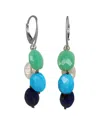 Margo Morrison Silver Gemstone Earrings