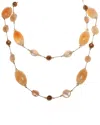 MARGO MORRISON MARGO MORRISON SILVER PEACH COATED MOONSTONE