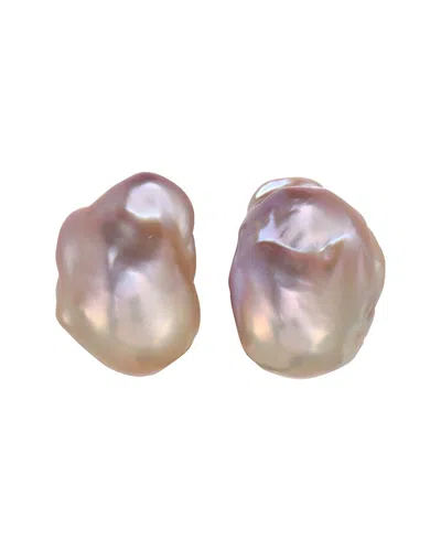 Margo Morrison Silver Pearl Earrings In Neutral