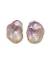 Margo Morrison Silver Pearl Earrings In Metallic