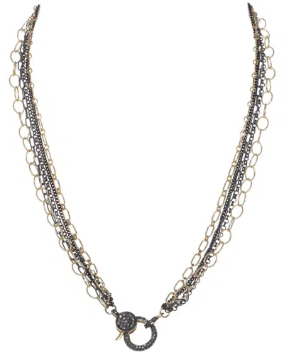 Margo Morrison Vermeil Diamond Necklace In Gold