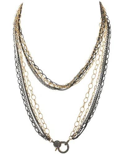 Margo Morrison Vermeil Diamond Necklace In Gold