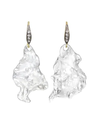 Margo Morrison Vermeil Gemstone Earrings In White