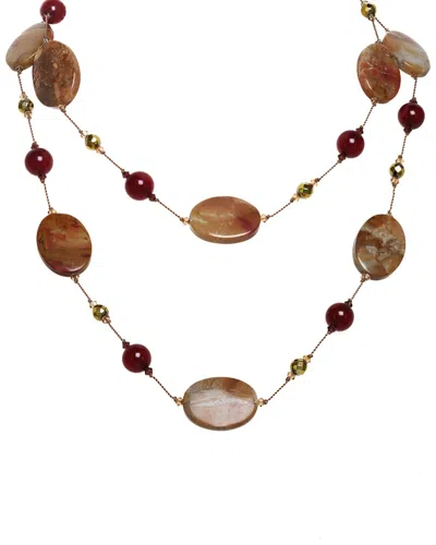 Margo Morrison Vermeil Gemstone Necklace In Multi