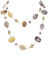 Margo Morrison Vermeil Mookaite Jasper & Pearl Necklace