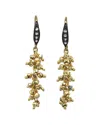 Margo Morrison Vermeil White Sapphire Drop Earrings