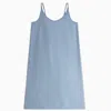 Margo Paige Women's Blue Washable Silk Dress In Blue