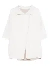 Margon Metamorfosi Short-sleeve Jacket In White