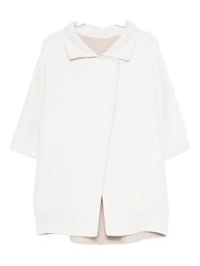 Margon Metamorfosi Short-sleeve Jacket In White