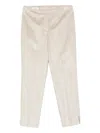 Margon Metamorfosi Side-split Corduroy Trousers In Neutral