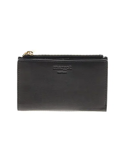 Pre-owned Margot Leather Wallet In Black