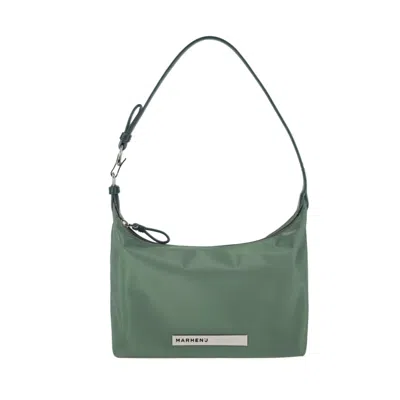 Marhen.j Women's Amely Nylon Hobo Bag - Forest Green