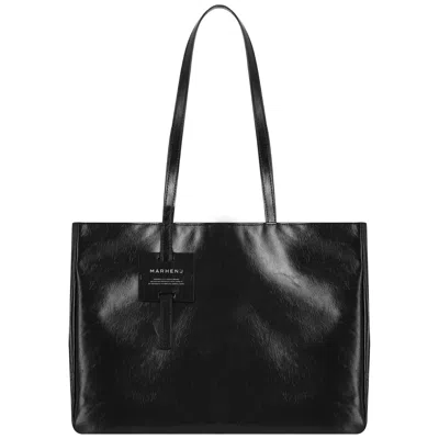 Marhen.j Women's Anna - Vegan Leather - Black