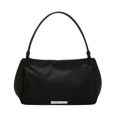 Marhen.j Women's Black Nikki Nylon Shoulder Bag