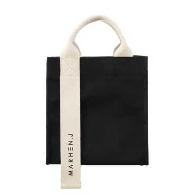 Marhen.j Women's Black / White Ricky Mini - Canvas - Black In Multi