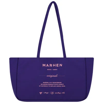 Marhen.j Women's Blue Air Poster - Recycled Nylon - Grape