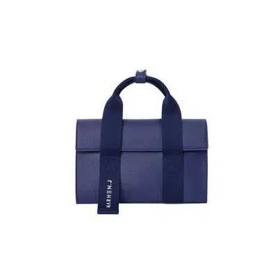 Marhen.j Women's Blue / Black Ludy - Vegan Leather - Navy In Multi