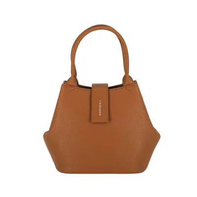 Marhen.j Women's Brown Aubree Vegan Leather Tote Bag - Tan