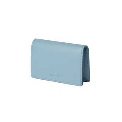 Marhen.j Women's Clover Apple Leather Business Card Wallet - Sky Blue