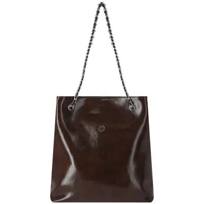 Marhen.j Women's Della - Vegan Leather - Brown