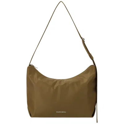 Marhen.j Women's Green Emma - Recycled Nylon - Olive Khaki