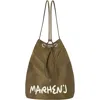 Marhen.j Women's Green Leanna - Recycled Nylon - Olive Khaki In Green