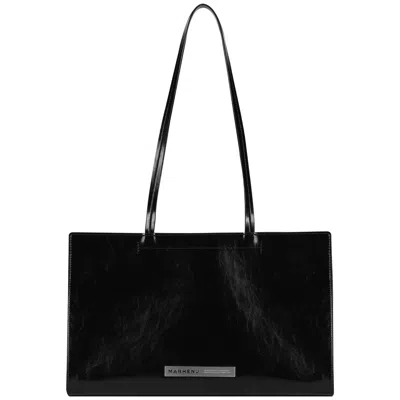 Marhen.j Women's Maya - Vegan Leather - Black