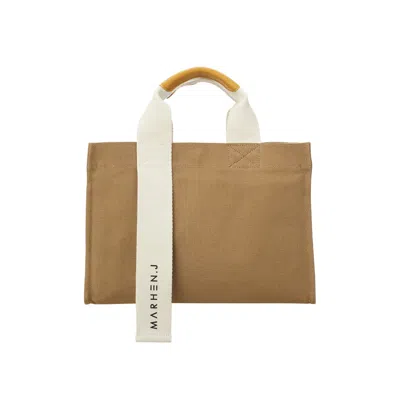 Marhen.j Women's Neutrals Canvas Tote Bag - Rico Comfort - Sand Beige