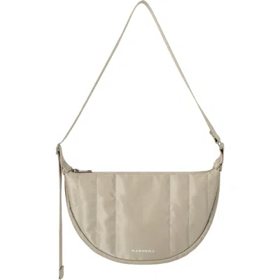 Marhen.j Women's Neutrals Recycled Nylon Hobo Bag - Luna - Beige