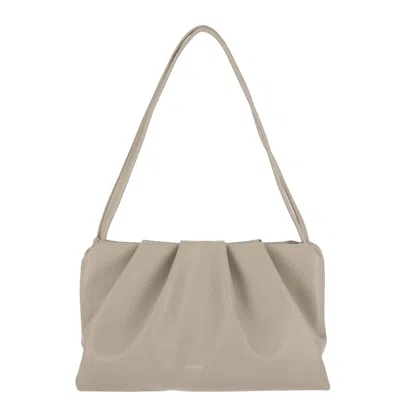 Marhen.j Women's Neutrals Sabrina - Vegan Leather - Oatmeal - Actress Kim Sohyun's Pick In Black