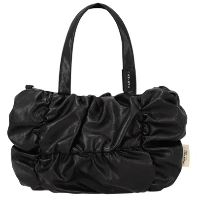 Marhen.j Women's Popcorn Jazz - Vegan Leather - Black