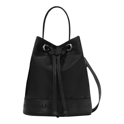 Marhen.j Women's Recycled Nylon Bucket Bag - Lexy - All Black