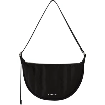 Marhen.j Women's Recycled Nylon Hobo Bag - Luna - All Black