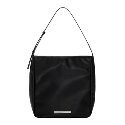 Marhen.j Women's Roxy Vegan Leather Square Shoulder Bag - Black