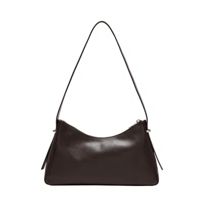 Marhen.j Women's Solene Vegan Leather Shoulder Bag - Chocolate Brown