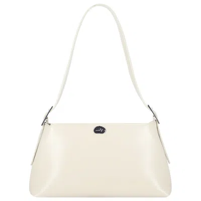 Marhen.j Women's White Bliss - Vegan Leather - Cream