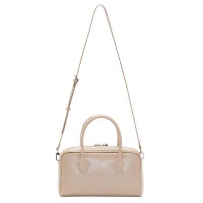 Marhen.j Women's White Lara Small Three-way Vegan Leather Shoulder Bag - Oatmeal