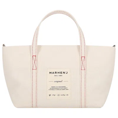 Marhen.j Women's White Lavie Mini - Canvas - Ivory