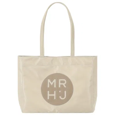 Marhen.j Women's White  Nylon - Bono Bag - Beige
