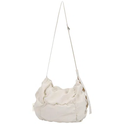 Marhen.j Women's White Popcorn Swing - Nylon - Ivory
