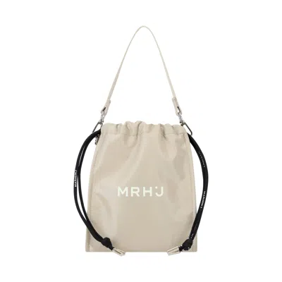 Marhen.j Women's White Recycled Nylon Mini Cross Bag - Toasti - Beige