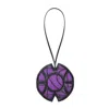 Maria Aristidou Black / Yellow / Orange Play Bag Charm - Purple In Black/yellow/orange