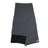 Maria Aristidou Men's Black / Grey Teklos Unisex Scarf - Black, Grey In Black/grey