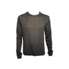 Maria Aristidou Men's Black Raven Engraving Long Sleeve Top In Black