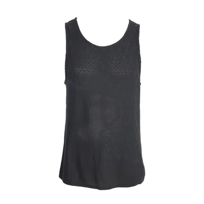 Maria Aristidou Men's Black Raven Engraving Tank Top