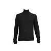 Maria Aristidou Men's Black Raven Engraving Turtleneck Sweater In Black